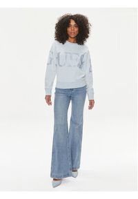 Guess Bluza Vintage Logo W4GQ10 KC8I0 Niebieski Relaxed Fit. Kolor: niebieski. Materiał: bawełna. Styl: vintage