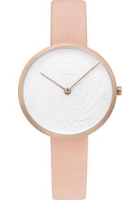 Zegarek OBAKU Zegarek damski Obaku Denmark V219LXVHRX beżowy. Kolor: beżowy #1