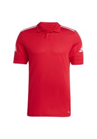 Adidas - Koszulka męska adidas Squadra 25 Polo. Typ kołnierza: polo. Kolor: biały, czerwony, wielokolorowy. Styl: sportowy