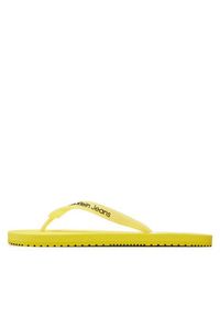 Calvin Klein Jeans Japonki Beach Sandal Monogram Tpu YM0YM00838 Żółty. Kolor: żółty