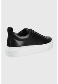 Vagabond Shoemakers sneakersy skórzane ZOE PLATFORM kolor czarny. Zapięcie: sznurówki. Kolor: czarny. Materiał: skóra. Obcas: na platformie #2