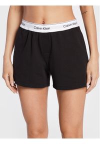 Calvin Klein Underwear Szorty piżamowe 000QS6871E Czarny Regular Fit. Kolor: czarny. Materiał: bawełna, syntetyk