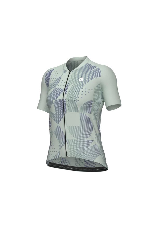 ALÉ CYCLING - Koszulka rowerowa damska Alé Cycling Solid Enjoy. Kolor: zielony, wielokolorowy, szary