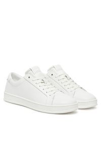 Calvin Klein Sneakersy Low Top Lace Up Lth HM0HM01971 Biały. Kolor: biały. Materiał: skóra #3