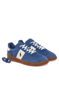Polo Ralph Lauren Sneakersy Heritage Aera 809965070001 Granatowy. Kolor: niebieski. Materiał: zamsz, skóra