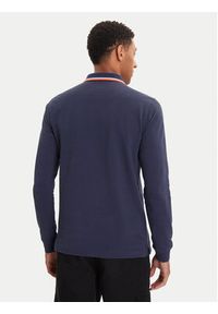 Wrangler Polo 112371506 Granatowy Regular Fit. Typ kołnierza: polo. Kolor: niebieski. Materiał: bawełna #3