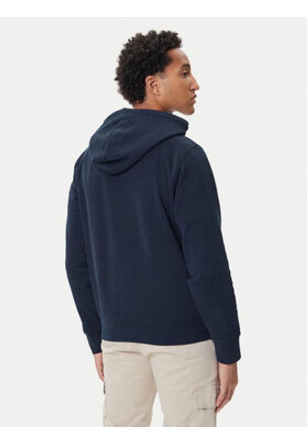 Mustang Bluza Bronson 1016966 Granatowy Regular Fit. Kolor: niebieski. Materiał: bawełna