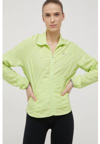 Only Play kurtka damska kolor zielony przejściowa. Kolor: zielony. Materiał: materiał. Długość rękawa: raglanowy rękaw #1