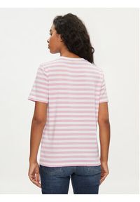 Pieces T-Shirt Ria 17146339 Różowy Regular Fit. Kolor: różowy. Materiał: bawełna #2
