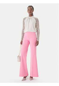 Rinascimento Spodnie palazzo CFC0127878003 Różowy Wide Leg. Kolor: różowy. Materiał: syntetyk #3