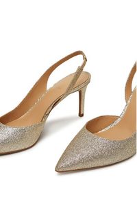 MICHAEL Michael Kors Sandały Alina 40S5HNMP2M Złoty. Kolor: złoty. Materiał: skóra #5