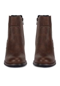 Clara Barson Botki WS15221-02 Brązowy. Kolor: brązowy. Materiał: materiał #2