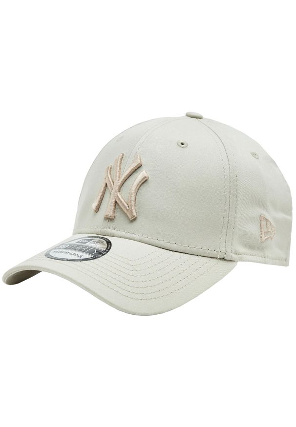 New Era - Czapka z daszkiem damska 39THIRTY Essential New York Yankees MLB Cap. Kolor: beżowy. Materiał: bawełna