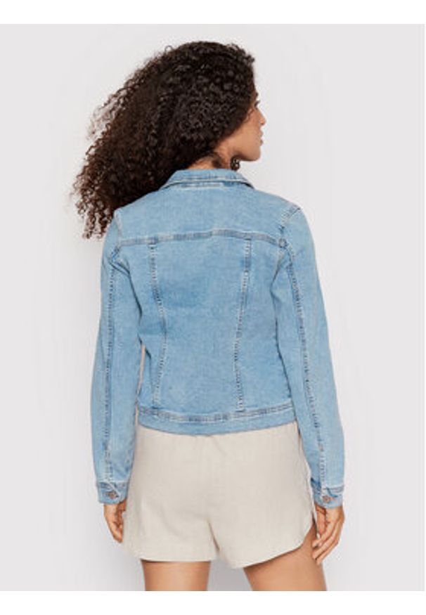 only - ONLY Kurtka jeansowa Wonder 15243147 Niebieski Regular Fit. Kolor: niebieski. Materiał: bawełna, jeans