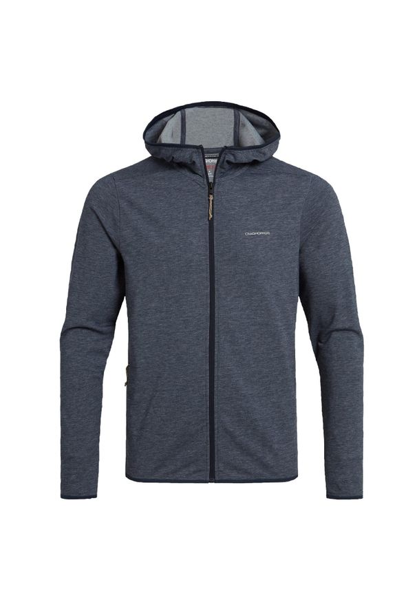 CRAGHOPPERS - Bluza z kapturem męska Craghoppers NosiLife Deft Hood Jacket. Typ kołnierza: kaptur. Kolor: niebieski. Sport: turystyka piesza