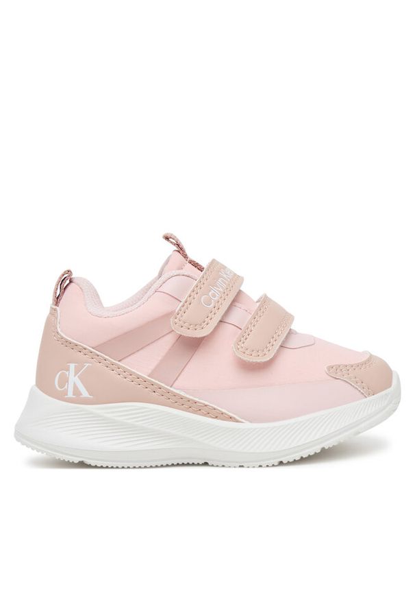 Sneakersy Calvin Klein. Kolor: różowy