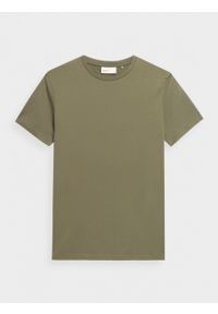 outhorn - T-shirt gładki męski. Okazja: na co dzień. Materiał: bawełna, jersey. Wzór: gładki. Styl: casual