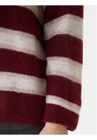 only - ONLY Sweter Talio 15358606 Bordowy Regular Fit. Kolor: czerwony. Materiał: syntetyk #2