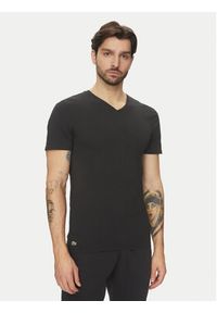 Lacoste Komplet 3 t-shirtów TH9008 Czarny Slim Fit. Kolor: czarny. Materiał: bawełna #4