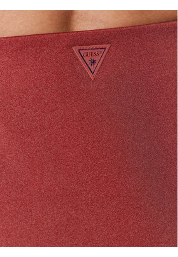 Guess Spódnica mini E3GD00 KBNI0 Różowy Slim Fit. Kolor: różowy. Materiał: syntetyk