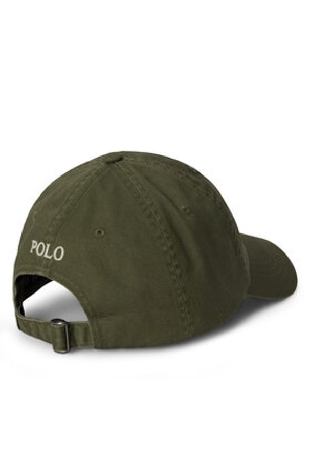 Polo Ralph Lauren Czapka z daszkiem 710667709508 Zielony. Kolor: zielony. Materiał: bawełna