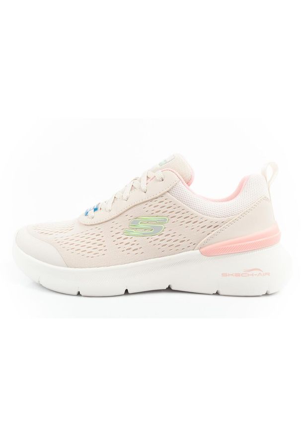 skechers - Buty sportowe sneakersy damskie Skechers Air Dynamight 2.0 beżowe. Kolor: beżowy. Sport: fitness