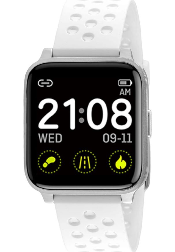 Smartwatch Rubicon X3 Biały (RNCE58SIBX03AX). Rodzaj zegarka: smartwatch. Kolor: biały