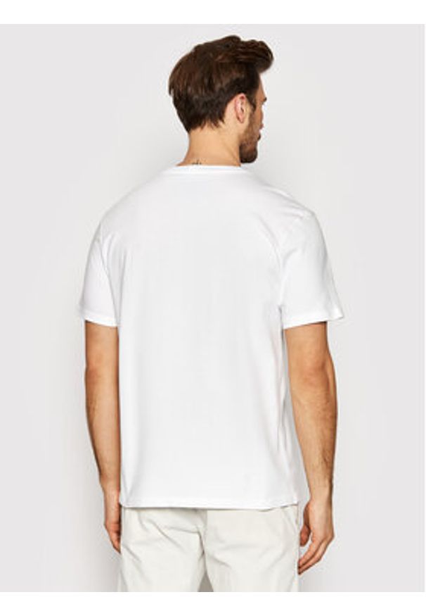 United Colors of Benetton - United Colors Of Benetton T-Shirt 3MI5J1AF7 Biały Regular FIt. Kolor: biały. Materiał: bawełna