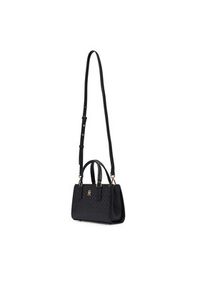 TOMMY HILFIGER - Tommy Hilfiger Torebka Th Daily Mini Tote Mono AW0AW18416 Czarny. Kolor: czarny. Materiał: skórzane #5