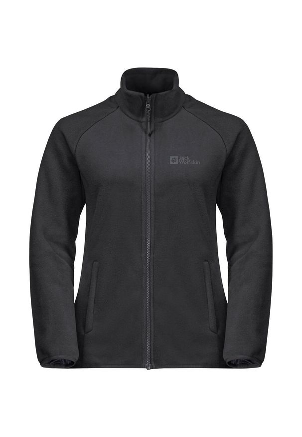 Kurtka w góry damska Jack Wolfskin 11156216000. Typ kołnierza: kaptur. Kolor: czarny, szary, wielokolorowy. Materiał: syntetyk. Sport: wspinaczka