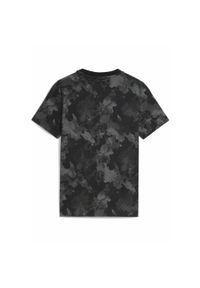 Puma - Młodzieżowa koszulka Essentials Camo z nadrukiem na całej powierzchni PUMA Black. Kolor: czarny. Wzór: nadruk. Sport: joga i pilates