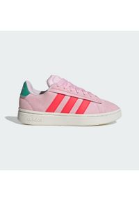 Adidas - Buty Grand Court Alpha. Kolor: czerwony, różowy, wielokolorowy, zielony. Styl: sportowy, elegancki #1