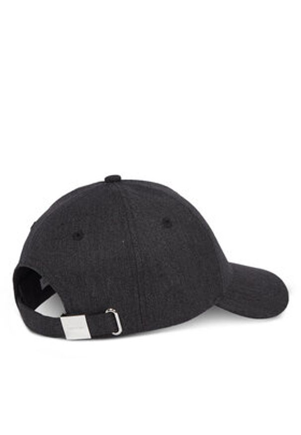 Calvin Klein Czapka z daszkiem Raised Embroidery K60K613118 Czarny. Kolor: czarny. Materiał: len