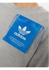 Adidas - adidas Bluza Ksenia IW5666 Szary Loose Fit. Kolor: szary. Materiał: bawełna