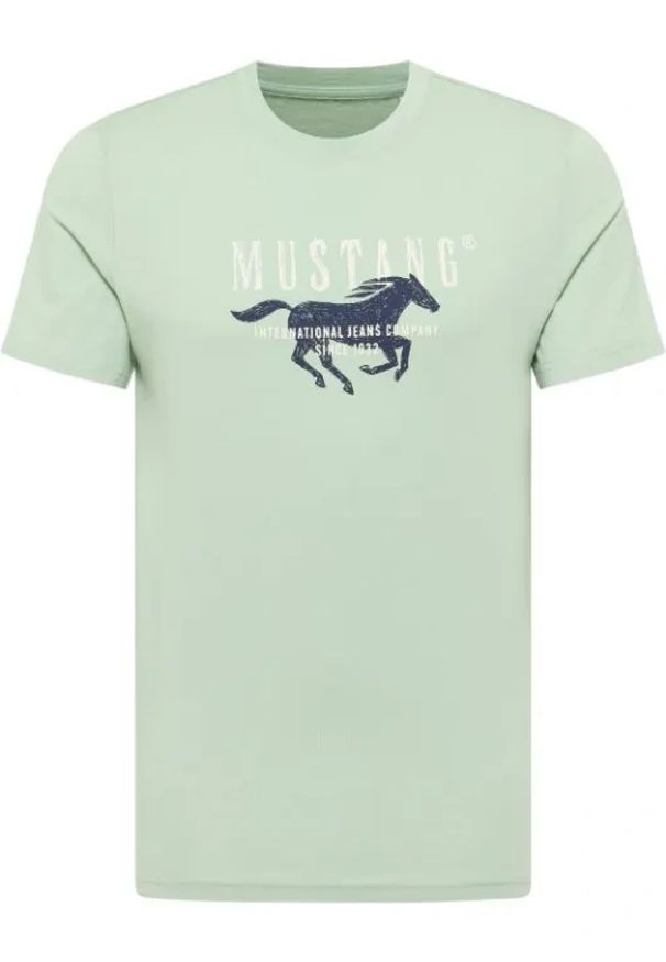 Męski T-Shirt Mustang Style Austin Frosty Green 1016484 6180