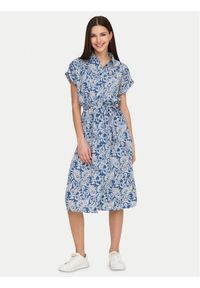 only - ONLY Sukienka koszulowa Hannover 15191953 Niebieski Regular Fit. Kolor: niebieski. Materiał: syntetyk. Typ sukienki: koszulowe #1