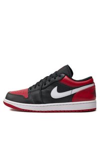 Nike Sneakersy Air Jordan 1 Low 553558 066 Czarny. Kolor: czarny. Materiał: skóra. Model: Nike Air Jordan #3