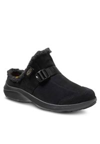 keen - Kapcie Keen Hood Clog 1026802 Black/Black. Kolor: czarny. Materiał: materiał #1