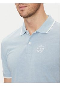 Blend Polo 20708180 Błękitny Regular Fit. Typ kołnierza: polo. Kolor: niebieski. Materiał: bawełna