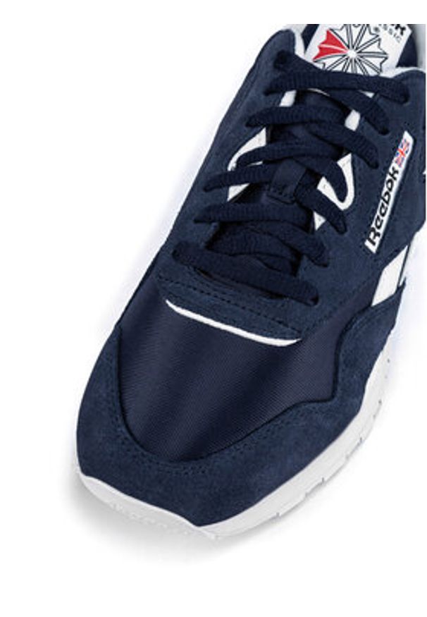 Reebok Sneakersy CLASSIC NYLON 100009276 Granatowy. Kolor: niebieski. Materiał: skóra, zamsz. Model: Reebok Classic, Reebok Nylon
