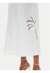 MET Kuloty M10 278PT Biały Relaxed Fit. Kolor: biały. Materiał: len #4