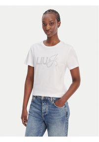 Liu Jo T-Shirt WA6491 JS923 Biały Regular Fit. Kolor: biały. Materiał: bawełna #1