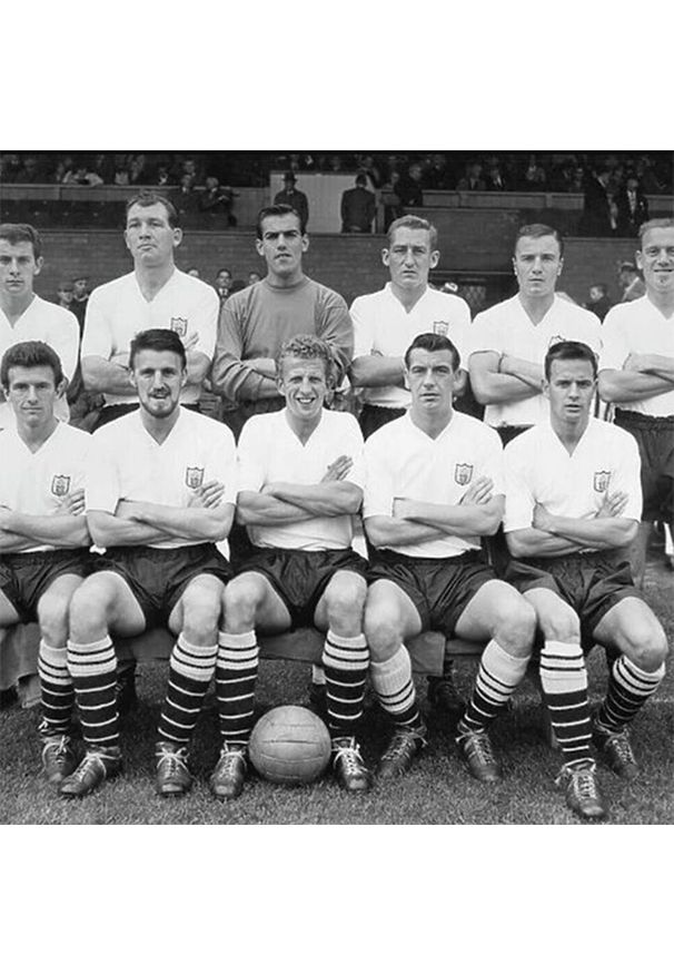 COPA FOOTBALL - Koszulka retro piłkarska dla dorosłych - Fulham FC 1959-60 - Biała. Kolor: biały. Sport: piłka nożna