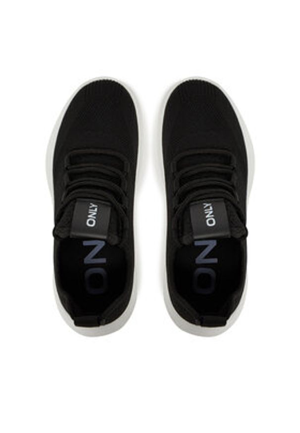 ONLY Shoes Sneakersy Onlsloane-1 15341345 Czarny. Kolor: czarny. Materiał: materiał