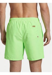 Guess Szorty kąpielowe F6GT24 WG282 MEDIUM Zielony Regular Fit. Kolor: zielony. Materiał: syntetyk #4