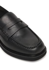 TOMMY HILFIGER - Tommy Hilfiger Loafersy Elettra Penny Leather FW0FW09360 Czarny. Kolor: czarny. Materiał: skóra #4