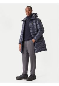 Blauer Kurtka puchowa Impermeabile 25WBLUK03068 Granatowy Regular Fit. Kolor: niebieski. Materiał: syntetyk #4