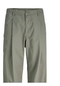 Jack & Jones - Jack&Jones Spodnie materiałowe Owen Cade 12282385 Zielony Baggy Fit. Kolor: zielony. Materiał: bawełna