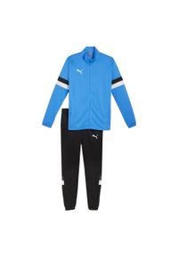 Puma - Dres Męski Team Rise. Kolor: czarny, niebieski, wielokolorowy. Materiał: dresówka