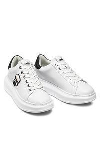 Karl Lagerfeld - KARL LAGERFELD Sneakersy KL62530 Biały. Kolor: biały. Materiał: skóra #6